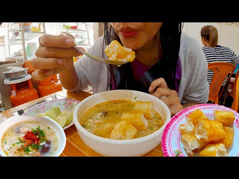 My Breakfast Cost $1.25 For A Bowl Of Fish Porridge With A Pair Of Chinese Bread Stick