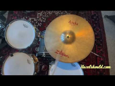 Zildjian 18" AZUKA TIMBALE CYMBAL Ride Crash Multi EFX No Longer Made! Dark Dry Great Bell! 1742 g image 7