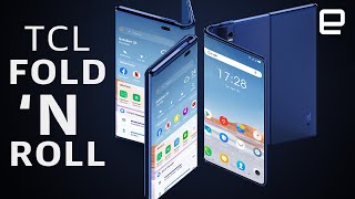 TCL&#039;s Fold &#039;N Roll smartphone concept transforms between 3 sizes