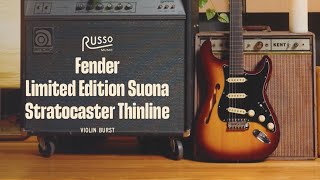 Video thumbnail for Fender Limited Edition Suona Stratocaster Thinline | Marshall Studio Series JTM ST20C Combo by Russo Music