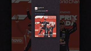 O já lendário pódio DO CANADÁ #formula1 #maxverstappen #lewishamilton #kimiantonelli #canadiangp