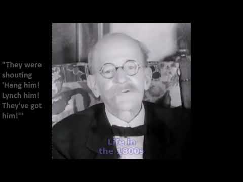 Eyewitness to Lincoln being shot at Ford's Theater