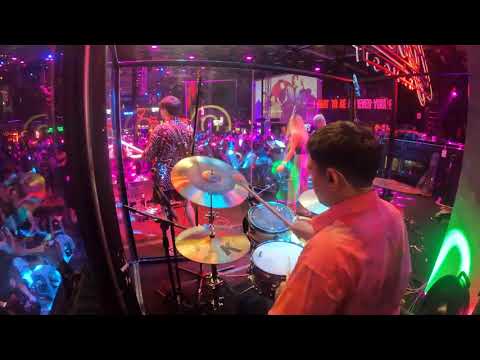 MEDLEY - ดี๊ดี+รักได้ป่าว+รักติดไซเรน live at Zync รังสิต | sLEEPsLOPE x Nutty Natchaya(drum cam)