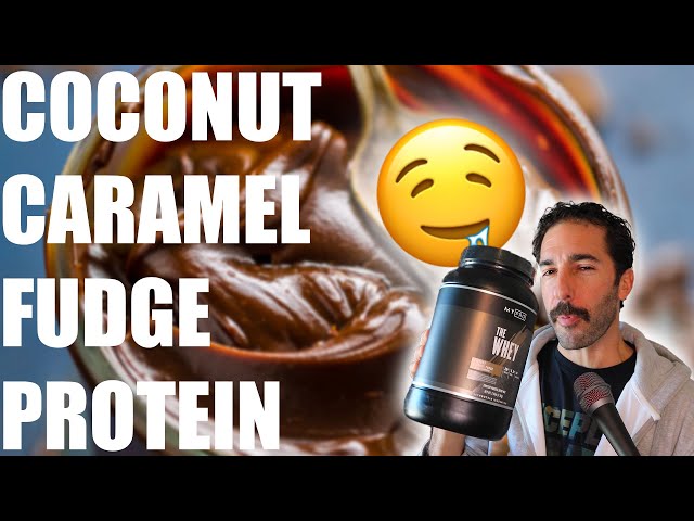 Secret COCONUT INCLUSIONS - Coconut Caramel Fudge Myprotein THE WHEY