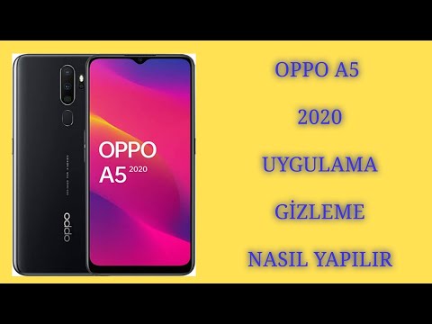 OPPO A5 2020 UYGULAMA GİZLEME