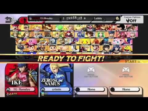 SL49 Losers Quarters - TG|Renslay (Ike) vs Luhtie (Zero Suit Samus)