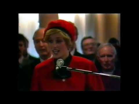 Diana, Princess of Wales at the Naming Ceremony of Royal Princess