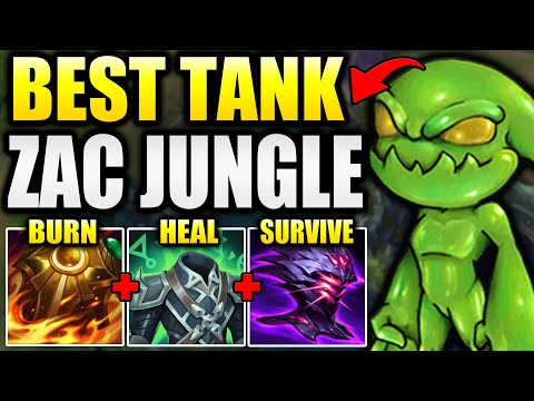 Zac is the BEST TANK Jungler in Solo Q Right Now!