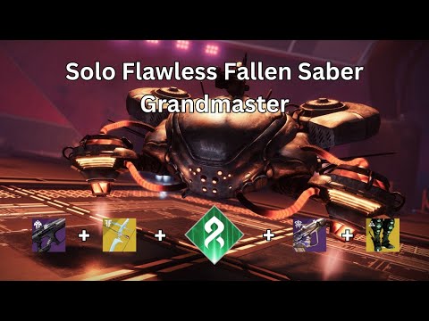 Solo Flawless Fallen Saber GM Destiny 2 - Season of the Deep (Strand Titan)