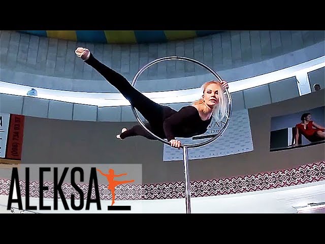 Воздушное кольцо - танец на кольце - воздушная гимнастика (акробатика) Aleksa Studio