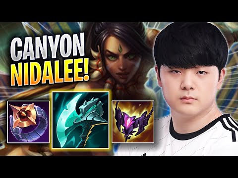 CANYON IS A BEAST WITH NIDALEE! - DK Canyon Plays Nidalee JUNGLE vs Lee Sin! | Season 2023