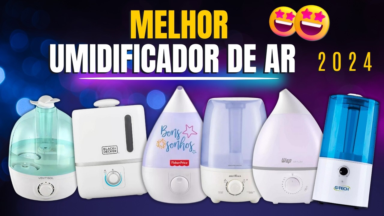 🎯🏆TOP 5 Melhor UMIDIFICADOR DE AR de 2024 +Bônus.📣👍 Qual o melhor umidificador de ar ✅