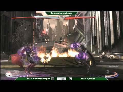 Injustice SoCal Release Day Tournament: EGP PBoard Player Vs. EGP Tyrant
