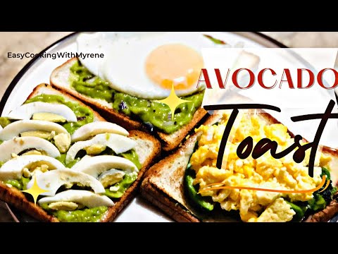How to Make Avocado Toast With Egg/ It’s so Easy and Simple to Make