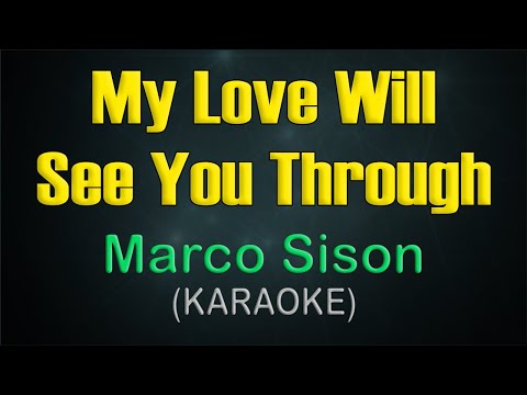MY LOVE WILL SEE YOU THROUGH / KARAOKE - Marco Sison