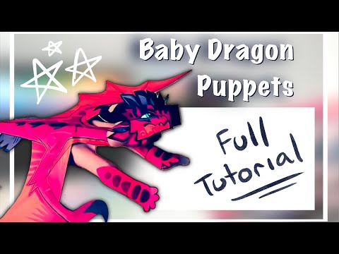 How to make a MINI dragon hand puppet! || FULL TUTORIAL || Easy step by step
