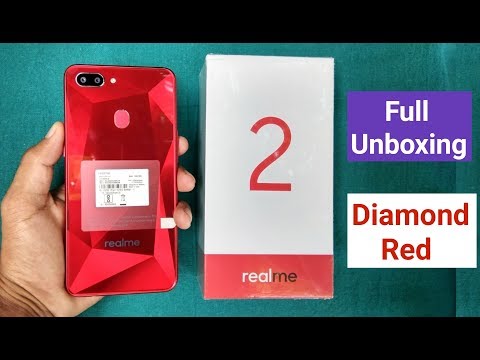 RealMe 2 Full Unboxing (Diamond Red) 3gb/32gb Version,  ₹8990 Video