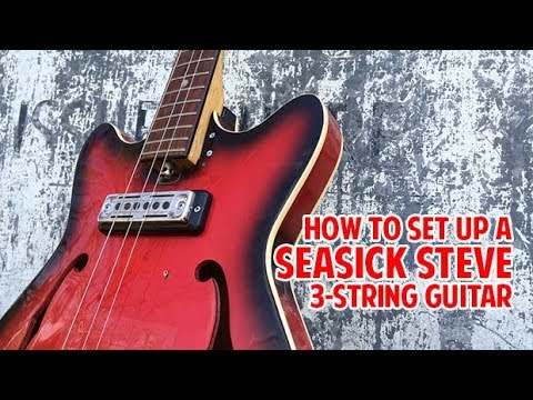 Make a Seasick Steve 3-String "Trance Wonder" Guitar
