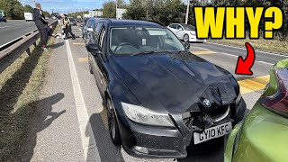 I WAS IN A HUGE PILE UP CAR CRASH!