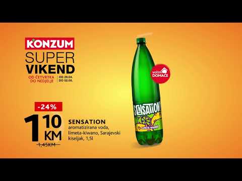 SUPER VIKEND u Konzumu donosi SUPER UŠTEDE! 29.04. - 02.05.