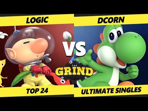 The Grind 115 Top 24 - Logic (Olimar, Diddy Kong) Vs. DCorn (Yoshi) Smash Ultimate - SSBU