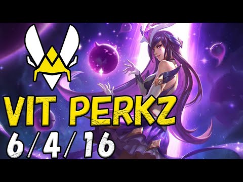 VIT Perkz シンドラ(Syndra) VS オリアナ(Orianna) MID patch 12.21 EUW RANK