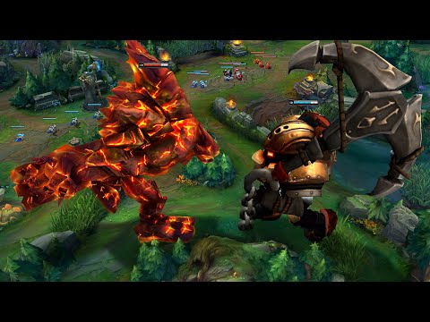 Malphite vs Nautilus But Realistic Sizes