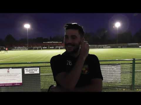 Quick catch up with Callum Saunders after his brace against Redditch United