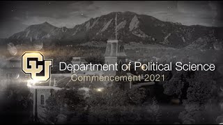Spring 2021 Commencement – Political Science Department