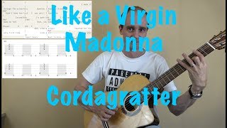 Like A Virgin - Madonna - Tuto guitare - Cordagratter