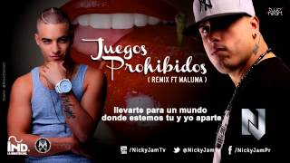 Nicky Jam - Juegos Prohibidos ( remix ft Maluma ) Oficial Con Letra @NickyJamPr @MalumaColombia