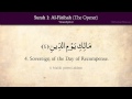 Quran: 1. Surah Al-Fatihah (The Opener): Arabic and English translation HD Quran: 1. Surah Al-Fatihah (The Opener): Arabic and English translation HD