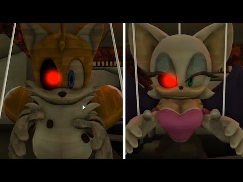 ROBLOX PIGGY 2 NEW SONIC TAILS VS ROUGE MARI JUMPSCARE - Roblox Piggy Book 2 rp