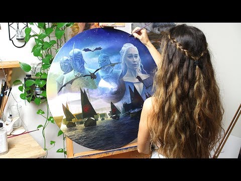 Oil Painting Time Lapse | HBO Commission for Game of Thrones