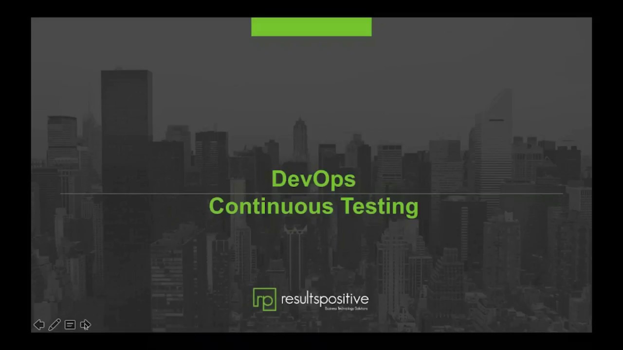 DevOps: Building Blocks for Continuous Testing