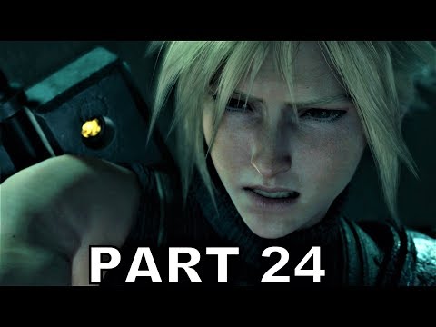 FINAL FANTASY 7 REMAKE Walkthrough Gameplay Part 24 - Fight For Survival (FF7 Remake)
