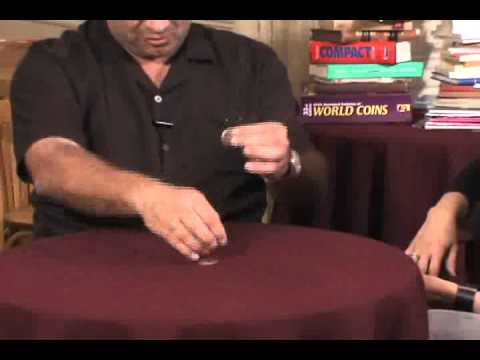 Expanded Shell Half Dollar (Head) Trick and DVD by Tango