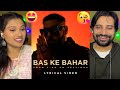 Badshah - Bas Ke Bahar | 3:00 AM Sessions | 2022 | REACTION | Funkie Couple Vlogs