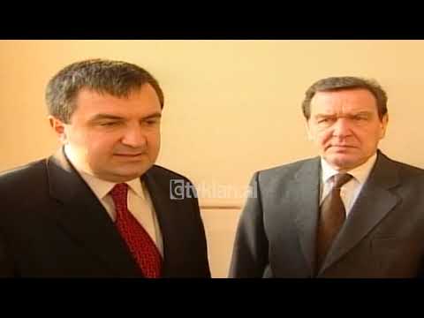 Vizita e kryeministrit Meta ne Gjermani - (18 Janar 2001)