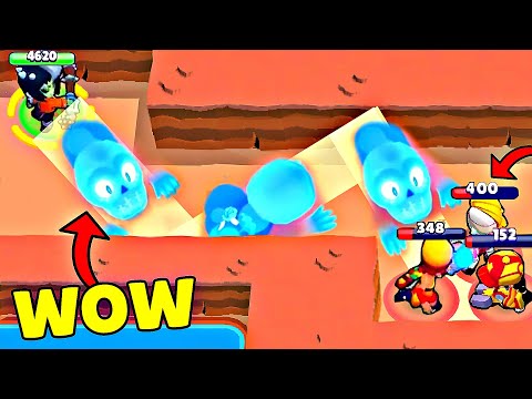 *WOW* 1000 IQ Bibi vs -10 IQ ! Brawl Stars Wins & Fails #221