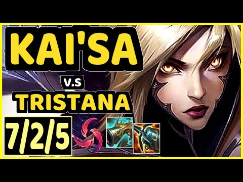ΚINZU (KAI'SA) vs TRISTANA - 7/2/5 KDA BOTTOM ADC GAMEPLAY - EUW Ranked MASTER