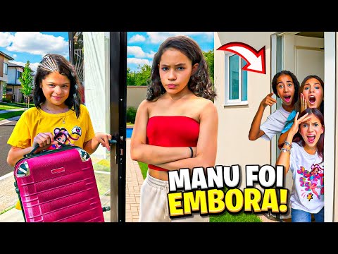 Manu went to live with Nathalia, her twin sister, the bully, from the condominium.