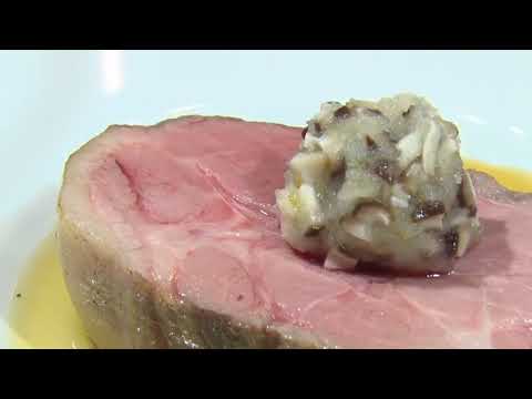 調理デモンストレーション ローストポーク（肩ロース）