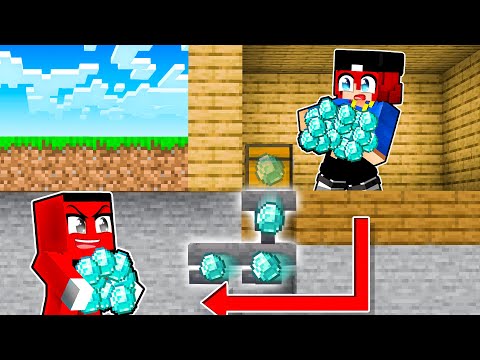 7 WAYS TO STEAL HASAN'S DIAMONDS!! - Minecraft