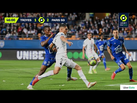 Achraf Hakimi first goal for PSG vs Troyes