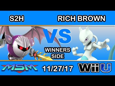 MSM 123 - S2H (Meta Knight) Vs. Rich Brown (Mewtwo) Winners Side