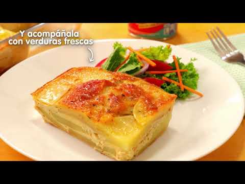 Pastel de papa y queso para compartir en familia