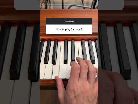 The Bm Chord Piano Tutorial