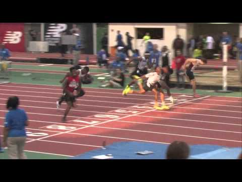 Boys 60m Hurdles Prelim Heat 6 - New Balance Nationals Indoor 2014