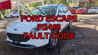 Código p2418 - pasos para reparar el error